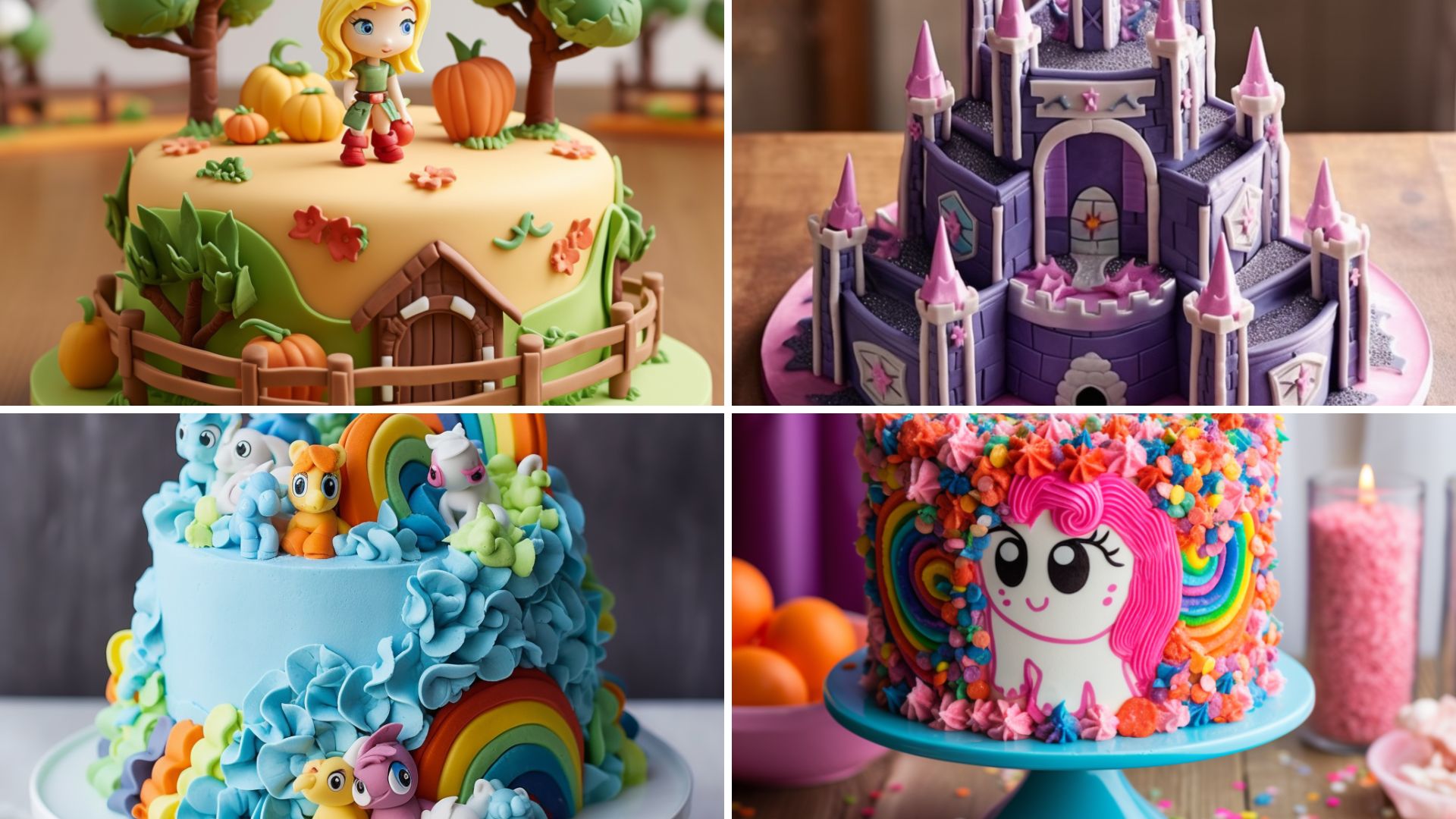 my little pony Themed Birthday Cake Ideas