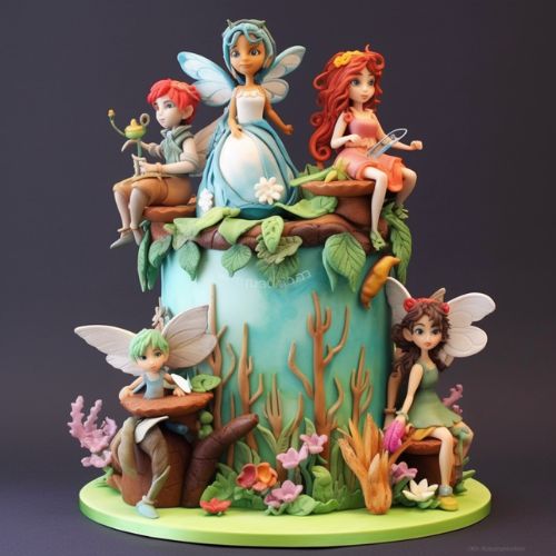 Alfea School of Fairies Cake