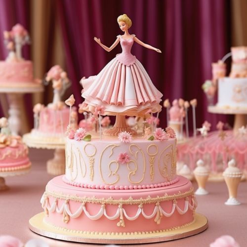 Ballet Barbie Cake