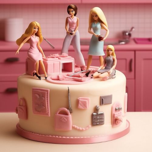 Barbie Career Cakes