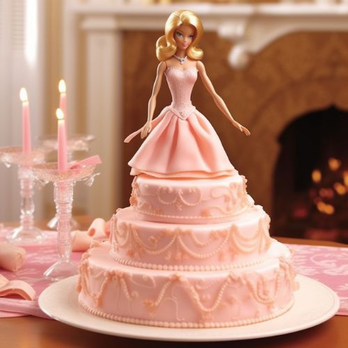 Barbie Princess birthday Cake