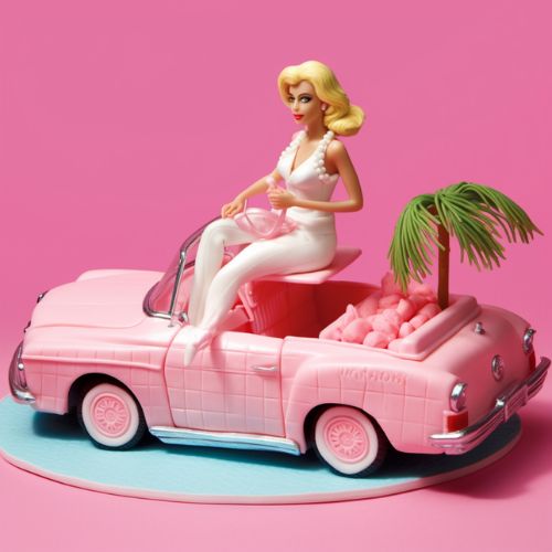 Barbie’s Car Cakes