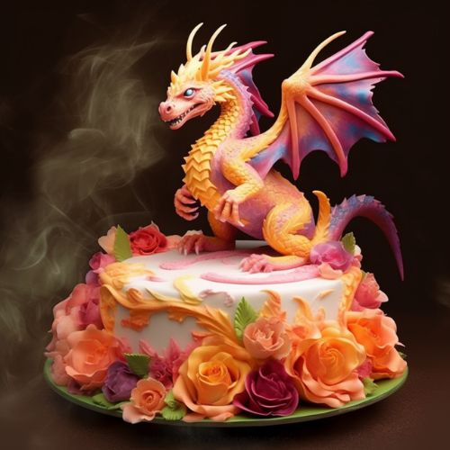 Bloom’s Dragon Flame Cakes