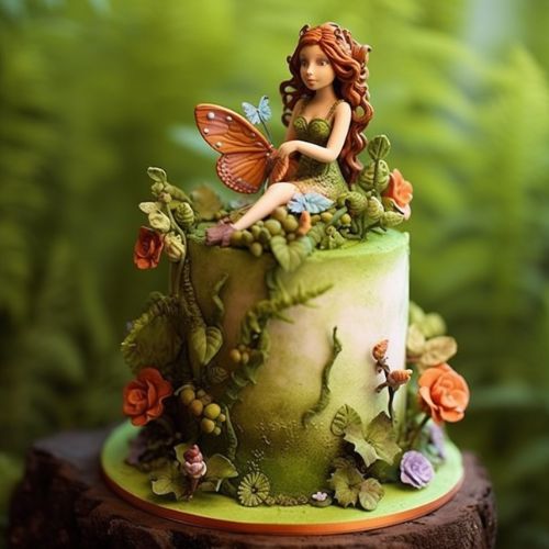 Flora’s Nature-Themed Cake