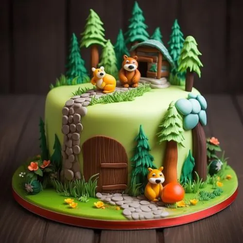 Forest Landscape Cakes