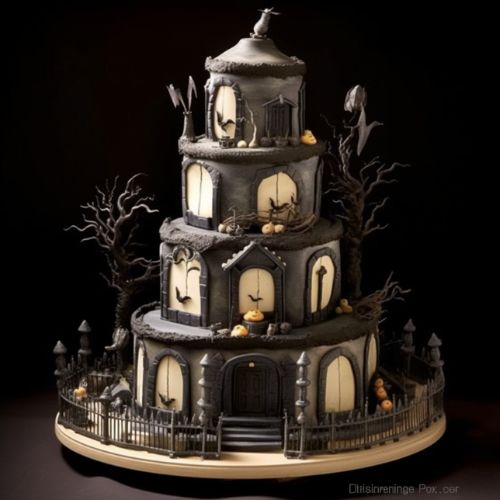 Haunted House Cakes