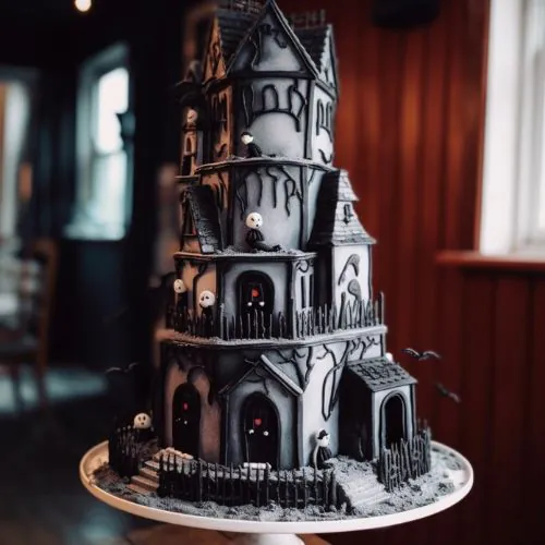 Haunted House birthday Cake
