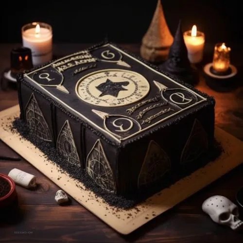 Ouija Board birthday Cake
