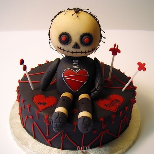 Voodoo Doll Cake