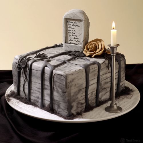 wednesday addams Tombstone Cakes