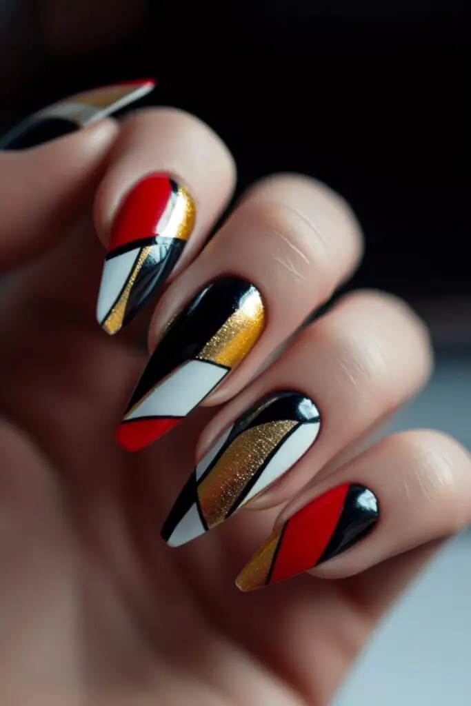Art Deco Glamour- Nail Art for Bride