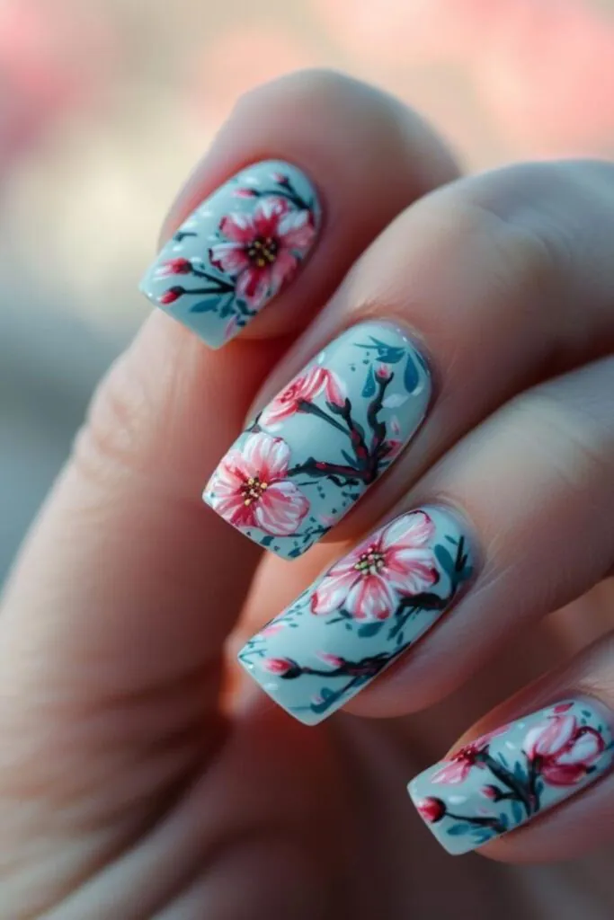 Blossom Beauty Nail Design Ideas For March