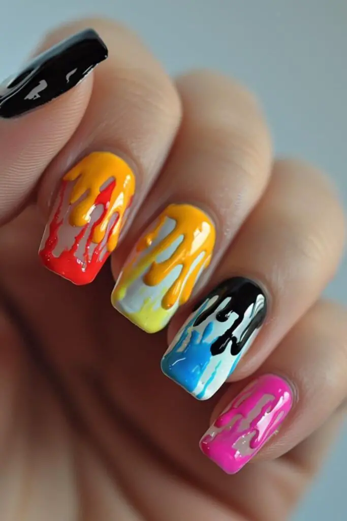 Drip Paint Nails - Easy Nail Art for Beginners