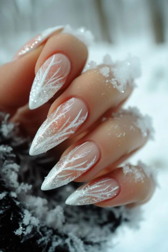 Icicle Tips Extravaganza- Nail Design Ideas for January