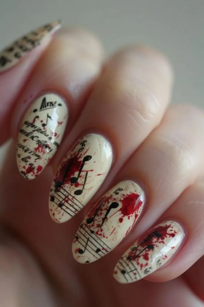 Musical Harmony- February Nail Art with a Melodic Twist