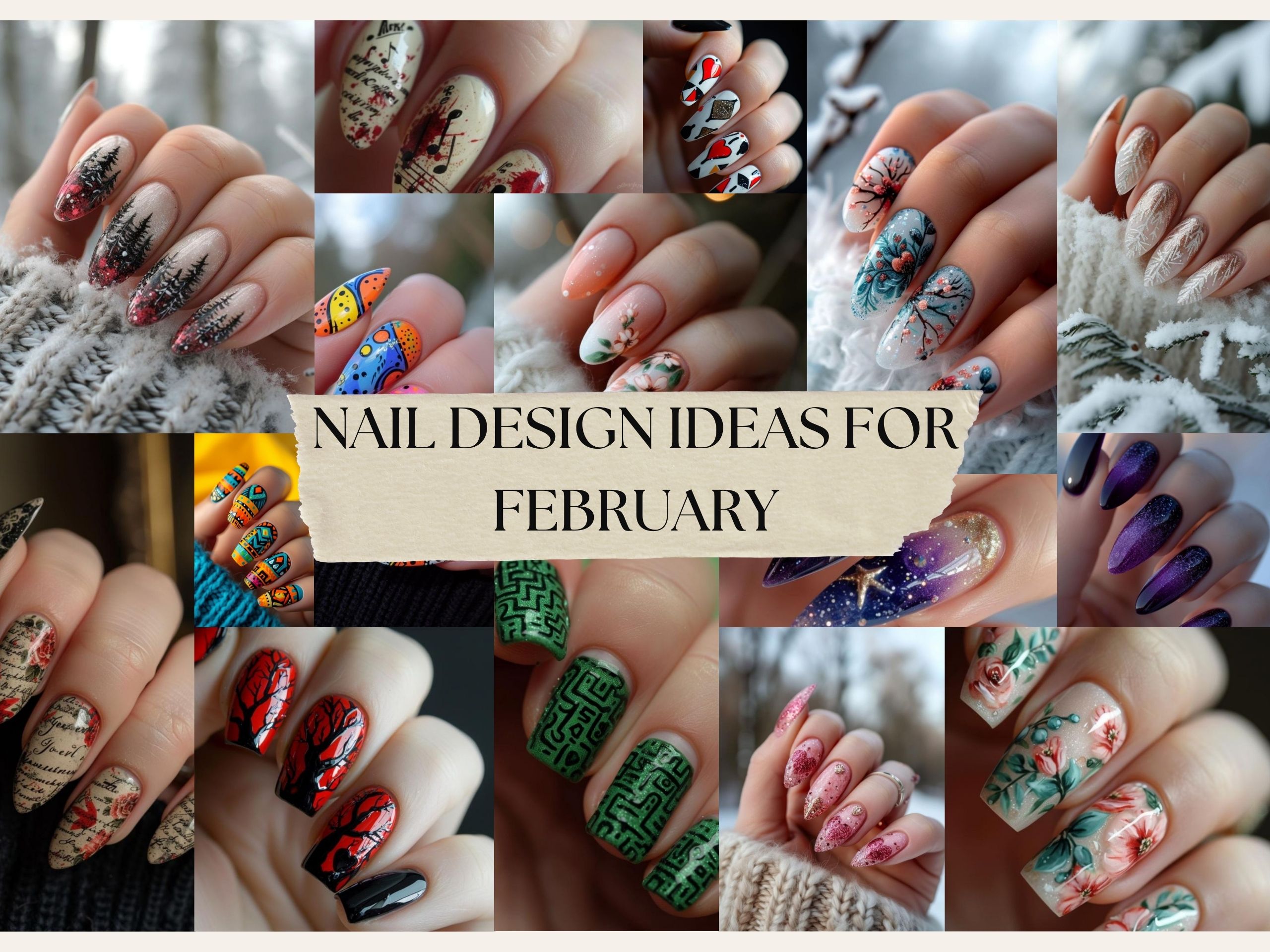 Nail Design Ideas for February