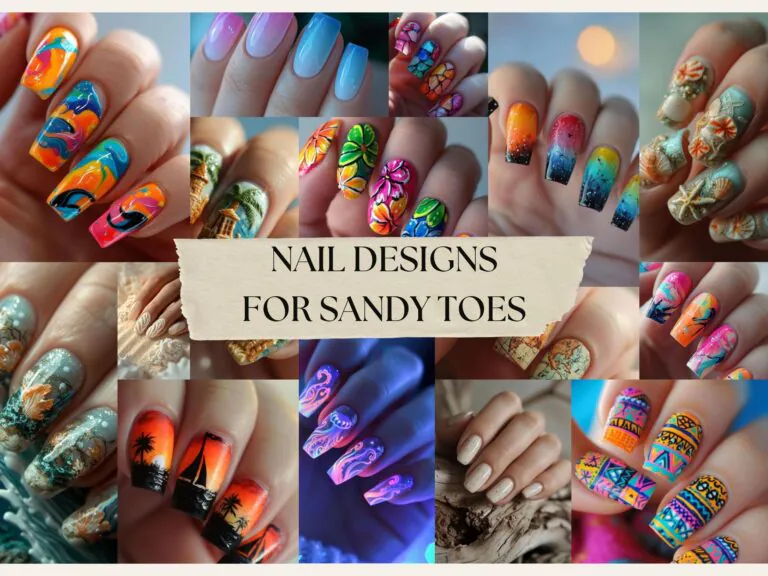 Beach Vibes: Nail Design for Sandy Toes!