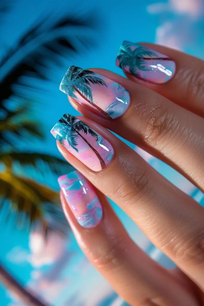Travel-Inspired Nail Designs