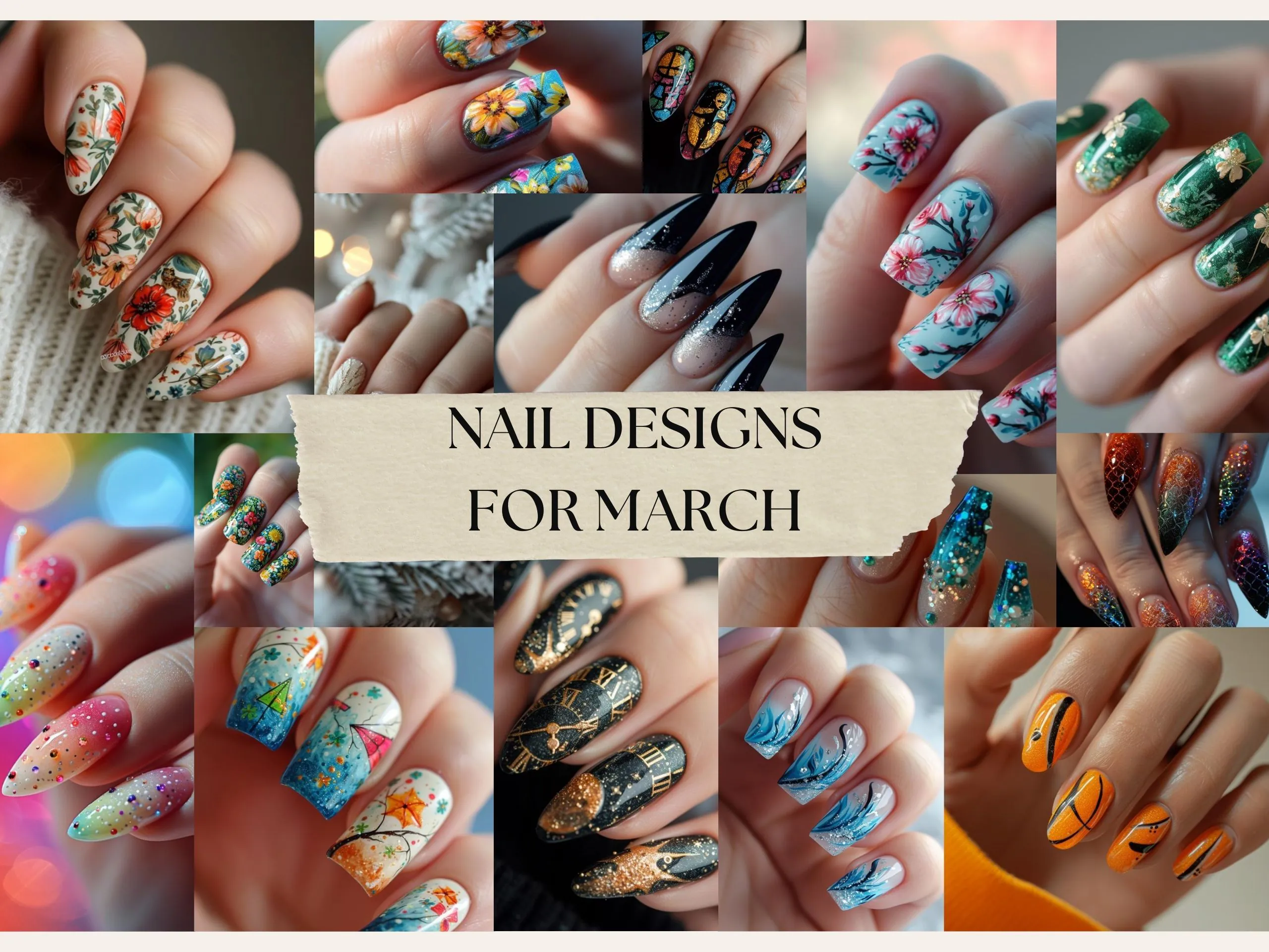 nail designs for March