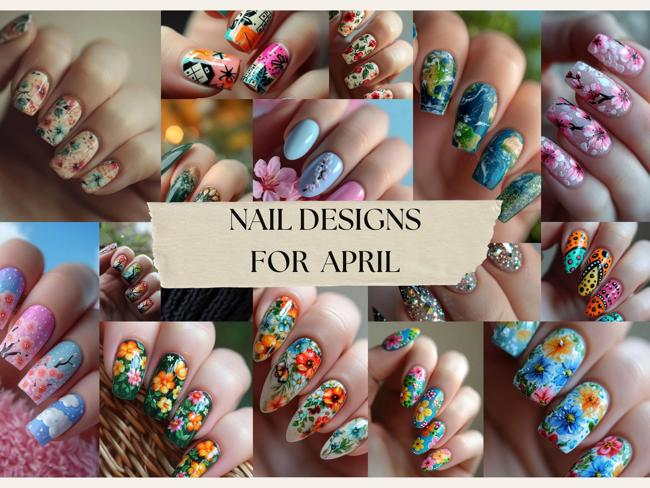 nail designs for april
