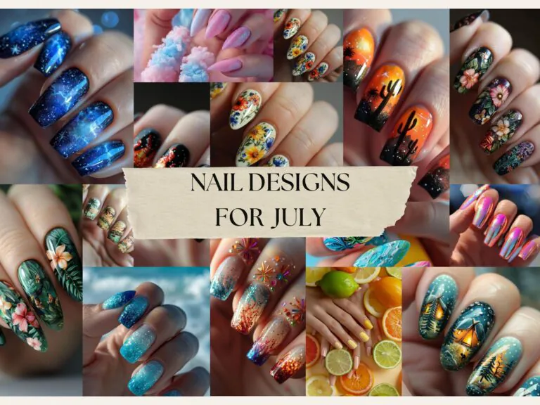 nail designs for july