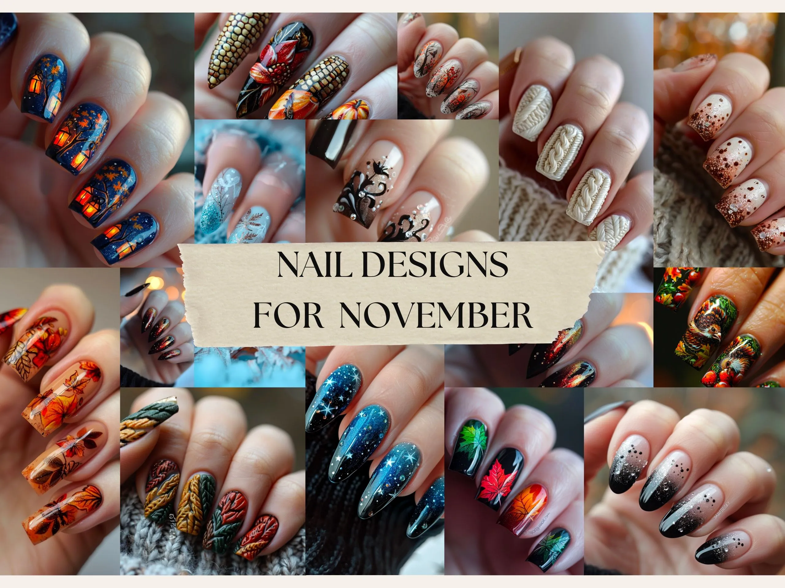 nail designs for november