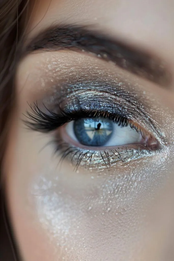 Silver Lining Eyeshadow Ideas For Blue Eyes