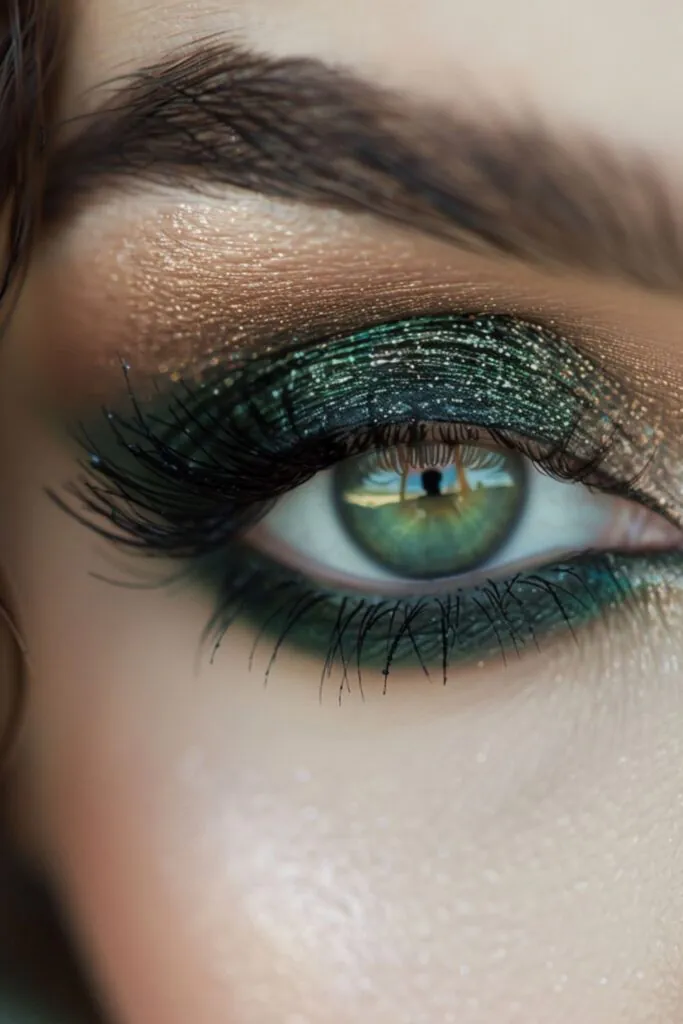 Smoky Emerald Eyeshadow Ideas For Green Eyes