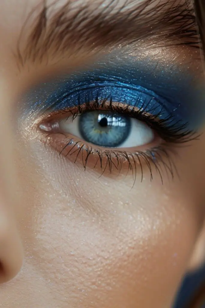 Bold Blue Eyeshadow Ideas For Blue Eyes