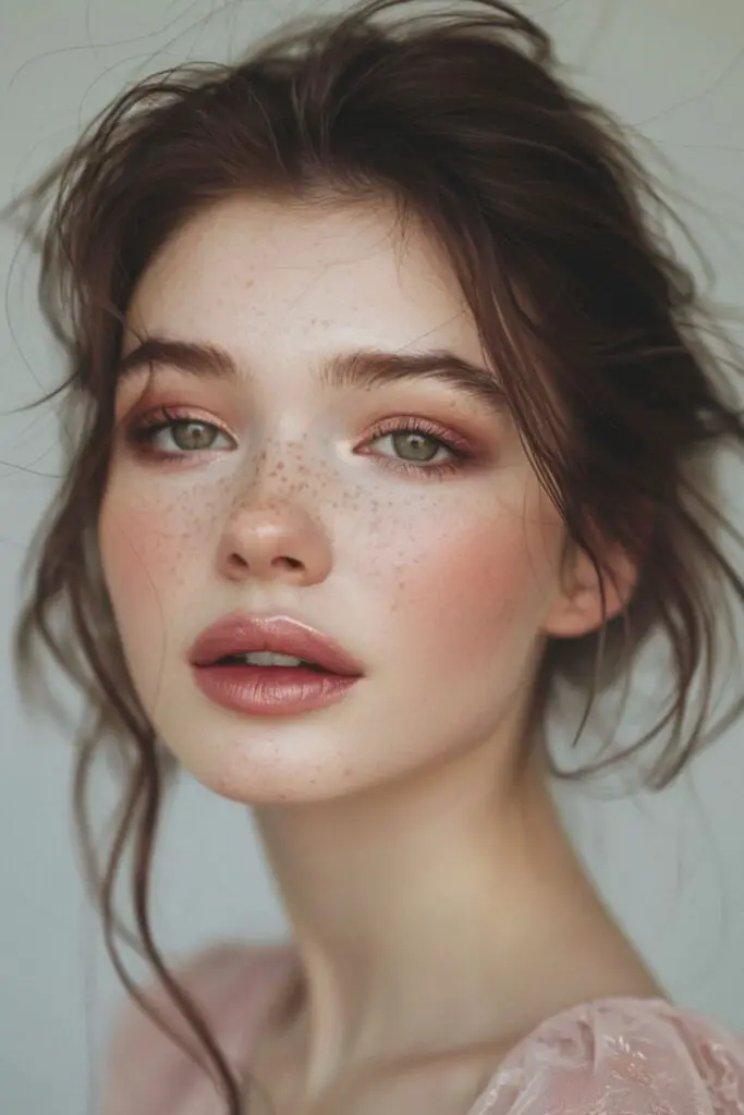 Rosy Pinks Eyeshadow Ideas For Brown Hair