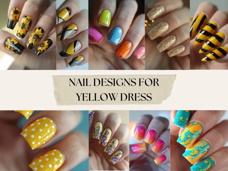 Nail Ideas Perfect for a Yellow Dress!