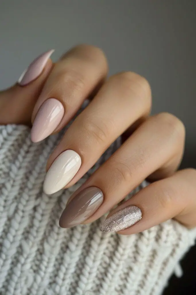 Neutral Tones-Nail Designs For The Office