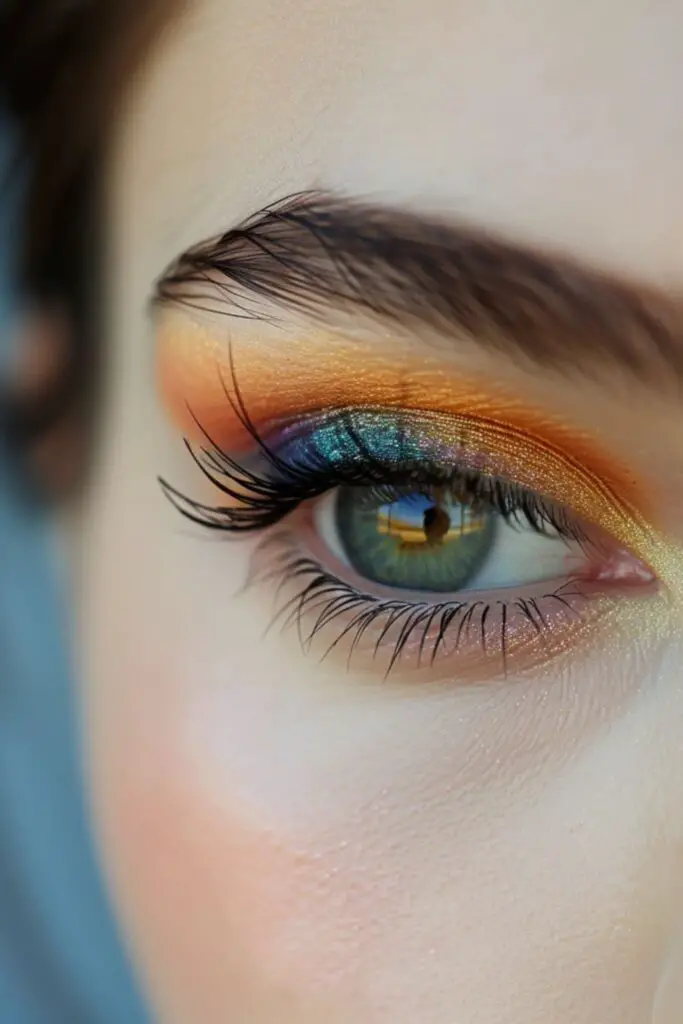 Ombre Lids Eyeshadow Ideas For Long Hair