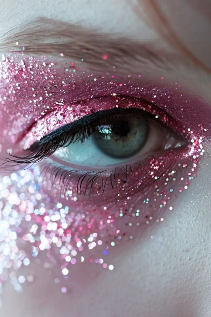Pink Cosmic Dust Eyeshadow Ideas For Pink