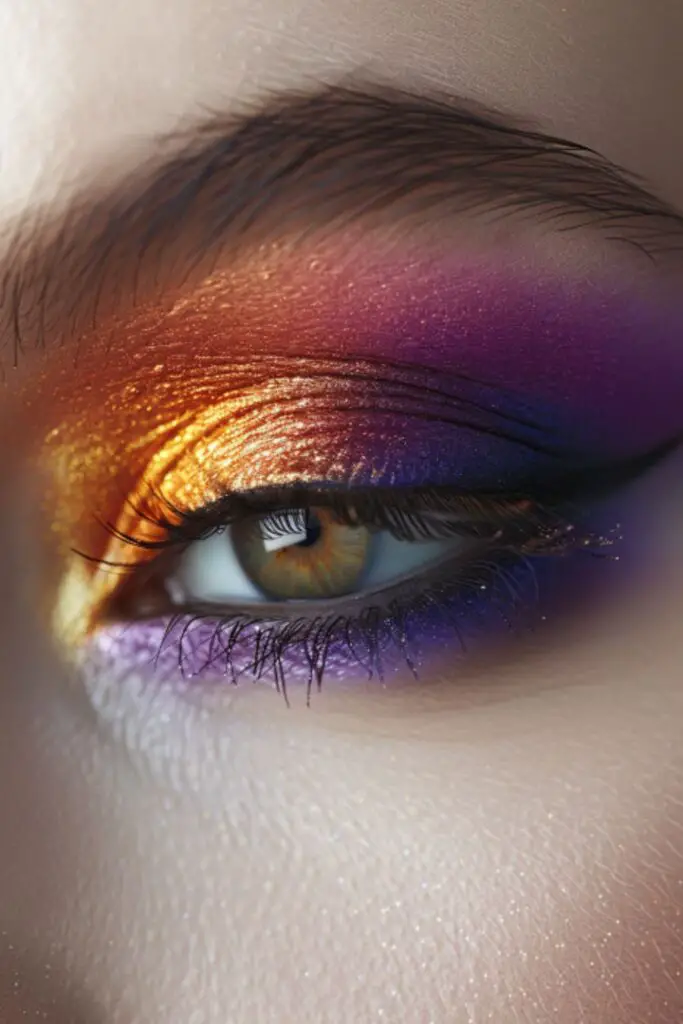Purple Sunset Horizon Eyeshadow Ideas For Purple