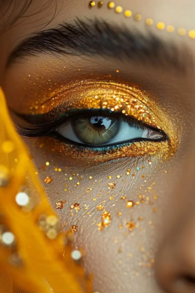 Turmeric Touch Eyeshadow Ideas For Hindu Ceremonies