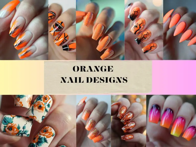 Orange Nail Design Ideas